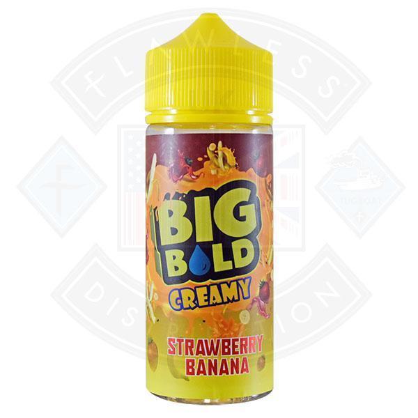 Big Bold Creamy - Strawberry Banana 0mg 100ml Shortfill