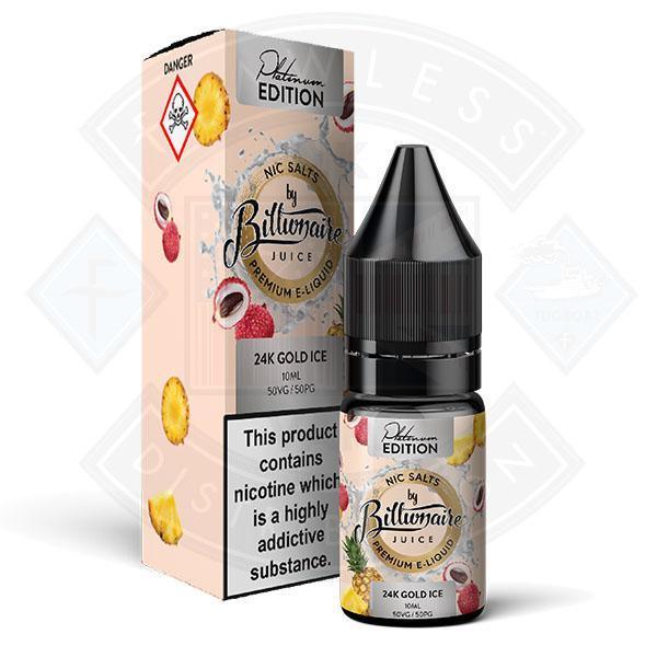 Billionaire Juice Platinum Series Nic Salt - 24K Gold Ice 10ml