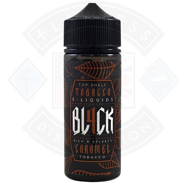 BL4CK Caramel Tobacco 0mg 100ml shortfill E-Liquid