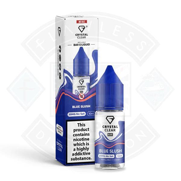 Crystal Clear Bar Nic Salts 10ml - Blue Slush