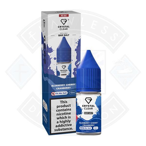 Crystal Clear Bar Nic Salts 10ml - Blueberry Cherry Cranberry