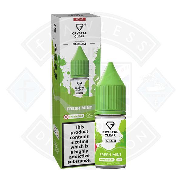 Crystal Clear Bar Nic Salts 10ml - Fresh Mint