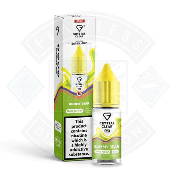 Crystal Clear Bar Nic Salts 10ml - Gummy Bear