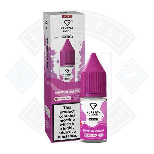 Crystal Clear Bar Nic Salts 10ml - Summer Dream