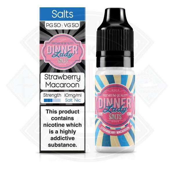 Dinner Lady Desserts - Strawberry Macaroon Salt Nic 10ml 10mg E-liquid