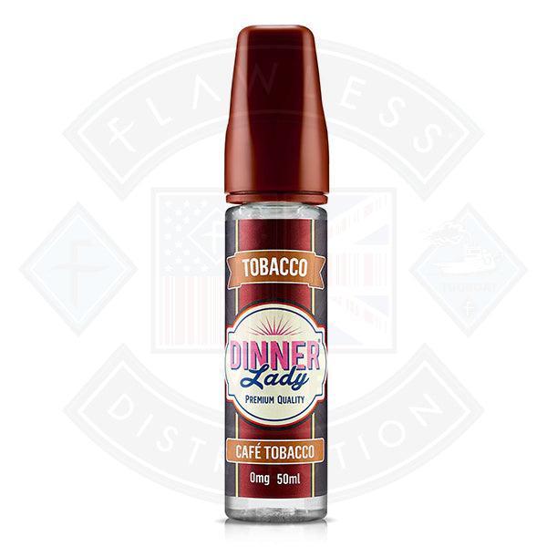 Dinner Lady Tobacco - Cafe Tobacco 0mg 50ml Shortfill