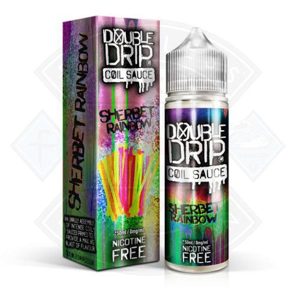 Double Drip Sherbet Rainbow E liquid 50ml Short fill