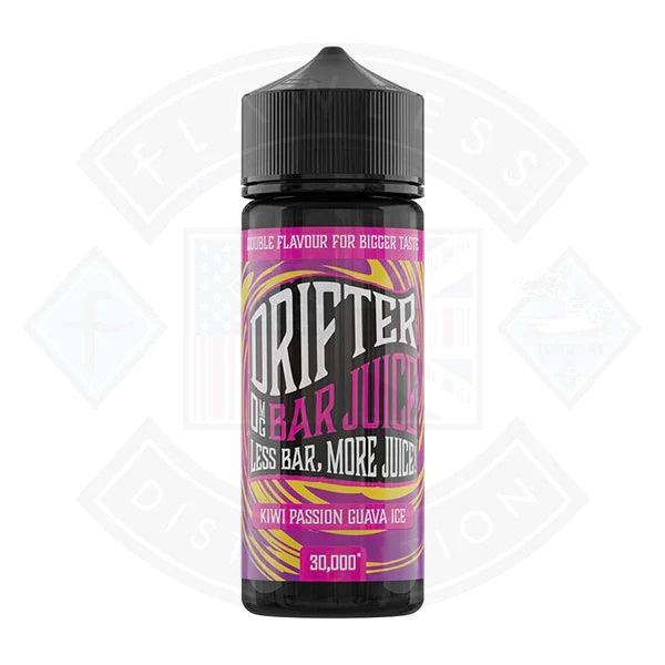 Drifter Bar Juice - Kiwi Passion Guava Ice 0mg 100ml Shortfill