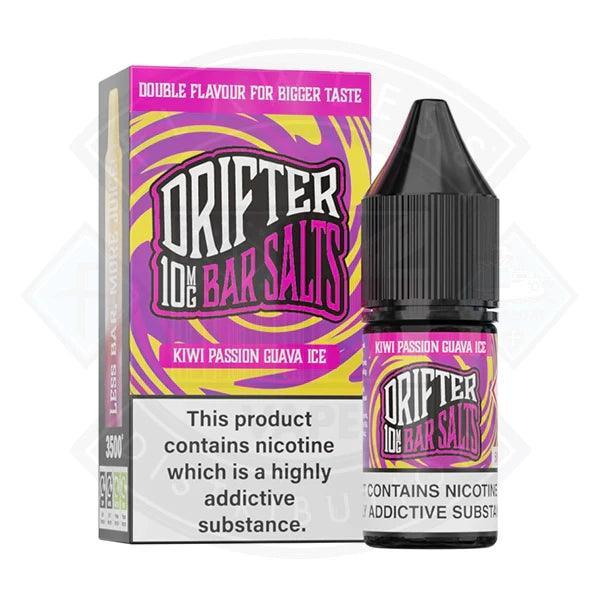 Drifter Bar Salts - Kiwi Passion Guava Ice Nic Salt 10ml