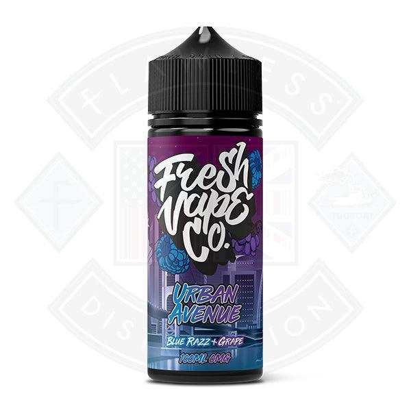 Fresh Vape Co. Urban Avenue Blue Razz & Grape 0mg 100ml Shortfill
