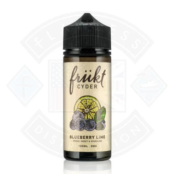 Frukt Cyder E-Liquid - Blueberry Lime 0mg 100ml Shortfill
