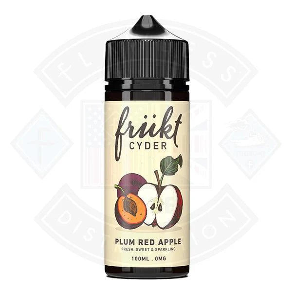 Frukt Cyder E-Liquid - Plum Red Apple 0mg 100ml Shortfill
