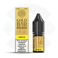 Gold Bar Lemon Ice Nic Salt 10ml