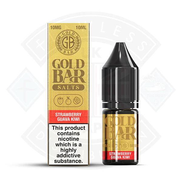 Gold Bar Strawberry Guava Kiwi Nic Salt 10ml