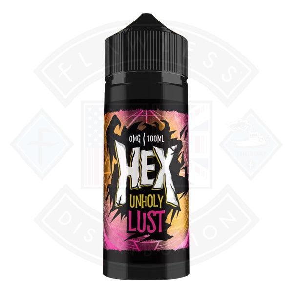 Hex Unholy Lust 0mg 100ml Shortfill