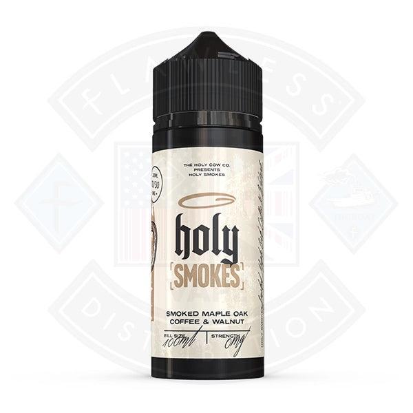 Holy Smokes Smoked Maple Oak Coffee & Walnut 0mg 100ml Shortfill