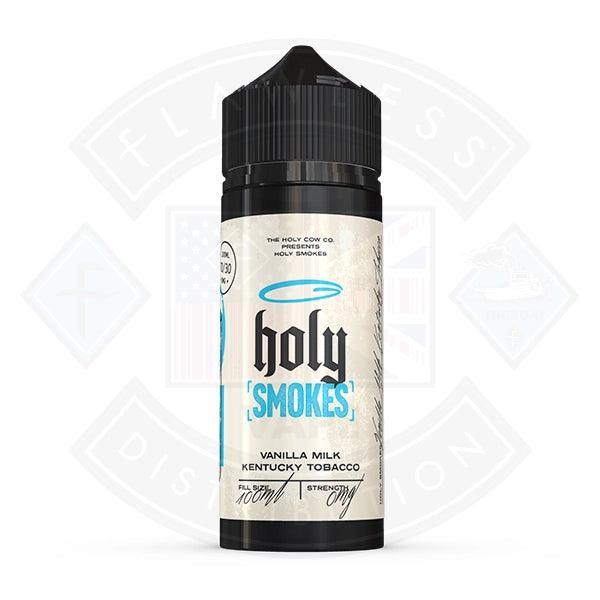 Holy Smokes Vanilla Milk Kentucky Tobacco 0mg 100ml Shortfill