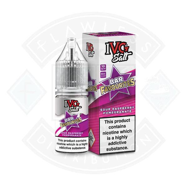 IVG Salt Bar Favourites Sour Raspberry Pomegranate Nic Salt