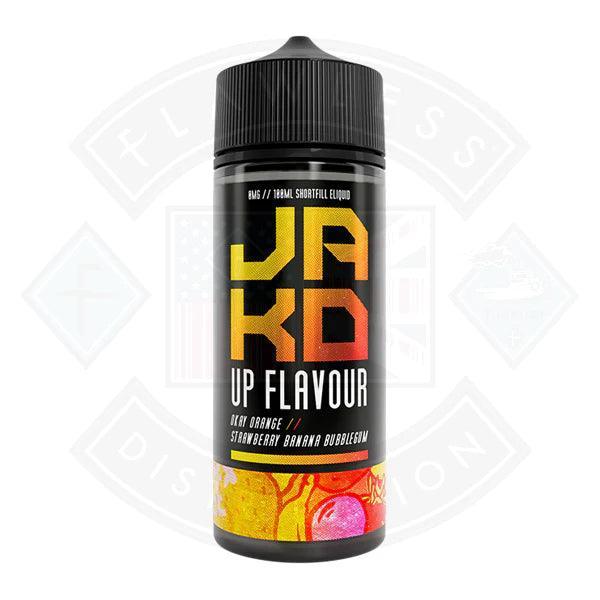 JAKD Okay-Orange Strawberry Banana & Bubblegum 0mg 100ml Shortfill