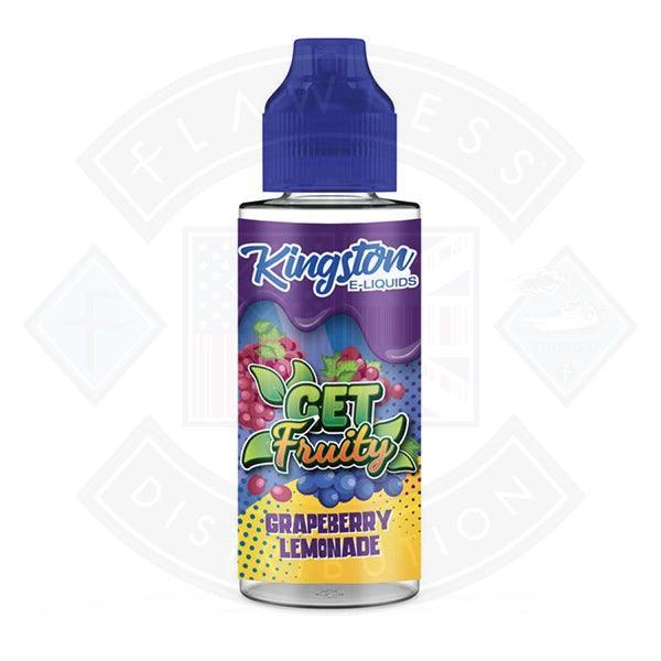 Kingston Get Fruity - Grapeberry Lemonade 70/30 0mg 100ml Shortfill