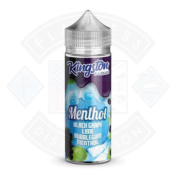 Kingston Menthol Black Grape Lime Bubblegum 0mg 100ml 70/30 Shortfill E-Liquid