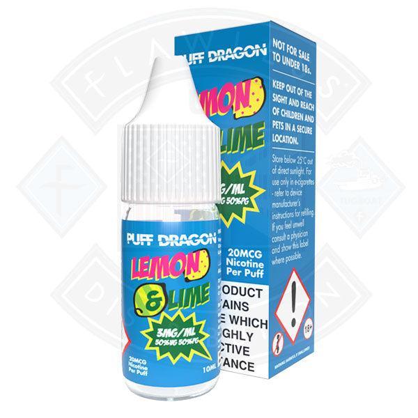 Lemon & Lime by Puff Dragon TPD Compliant - 10ml
