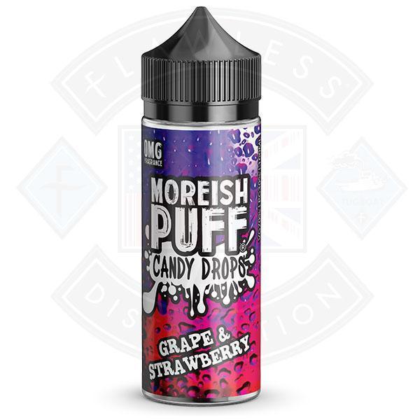 Moreish Puff Candy Drops Grape & Strawberry 0mg 100ml Shortfill E-liquid