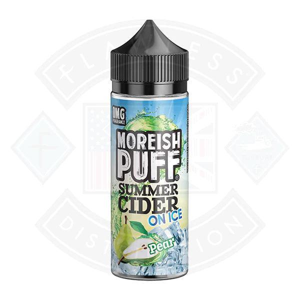 Moreish Puff Summer Cider On Ice Pear 100ml 0mg shortfill e-liquid