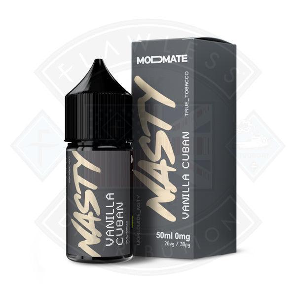 Nasty Juice ModMate - Vanilla Cuban 0mg 50ml Shortfill