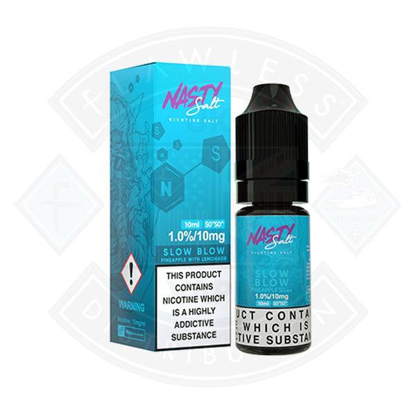 Nasty Juice Nasty Salt Slow Blow E liquid 10mg 10ml