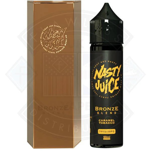 Nasty Juice Tobacco Series - Bronze Blend 0mg 50ml Shortfill E-liquid