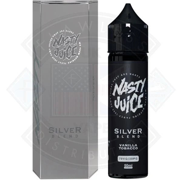 Nasty Juice Tobacco Series - Silver Blend 0mg 50ml Shortfill E-liquid
