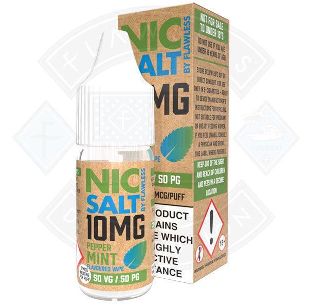 Nic Salt - Peppermint 10mg 10ml By Flawless