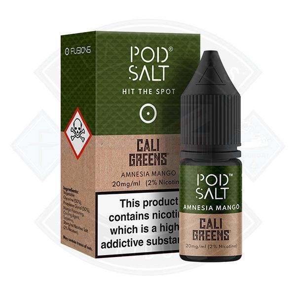 Pod Salt Cali Greens Amnesia Mango Nic Salt 10ml E-Liquid