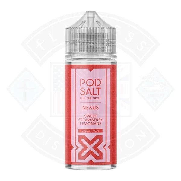 Pod Salt Nexus Sweet Strawberry Lemonade 0mg 100ml E-liquid