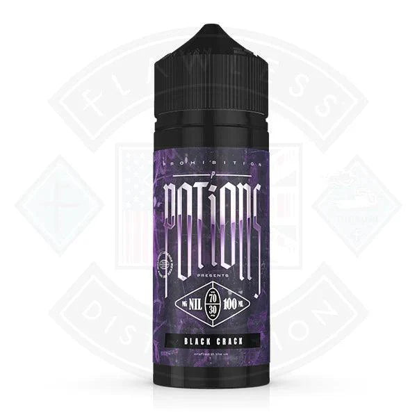 Potions - Black Crack 0mg 100ml Shortfill
