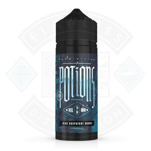 Potions - Blue Raspberry Hooch 0mg 100ml Shortfill