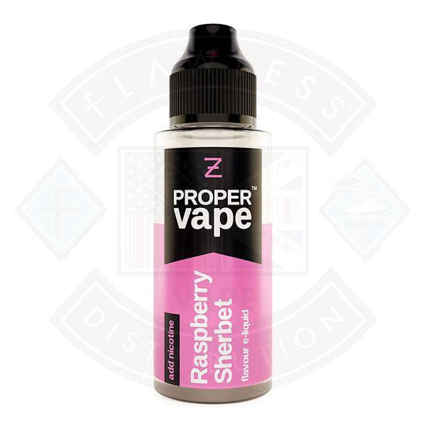 Proper Vape by Zeus Juice Raspberry Sherbet 0mg 100ml Shortfill E-Liquid