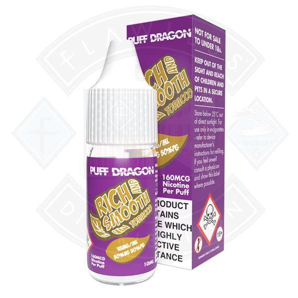 Puff Dragon Rich and Smooth Tobacco E liquid 10ml