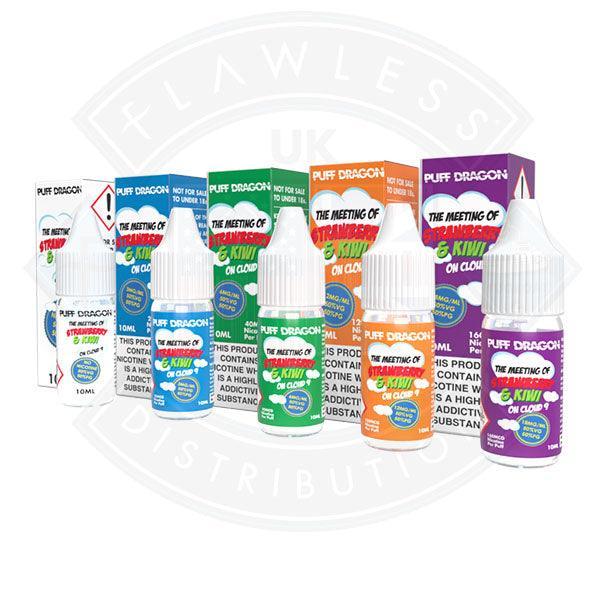 Puff Dragon Strawberry and Kiwi E liquid 10ml