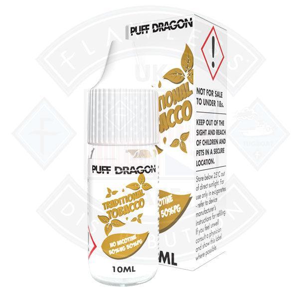 Puff Dragon Traditional Tobacco E liquid 10ml