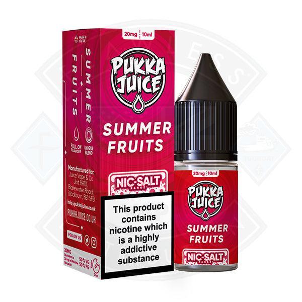 Pukka Juice - Nic Salt Summer Fruits 10ml 10mg E-liquid
