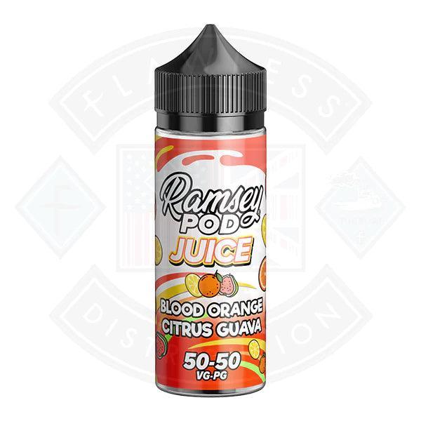 Ramsey Pod Juice Blood Orange Citrus Guava 0mg 100ml Shortfill