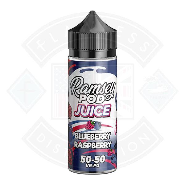 Ramsey Pod Juice Blueberry Raspberry 0mg 100ml Shortfill