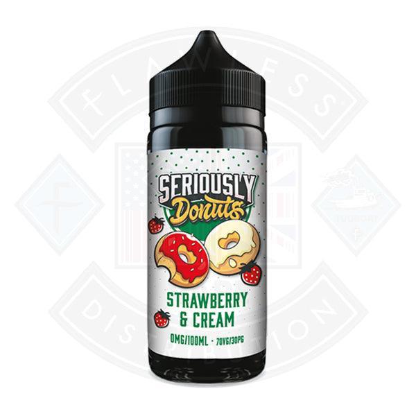 Seriously Donuts Strawberry & Cream 0mg 100ml Shortfill