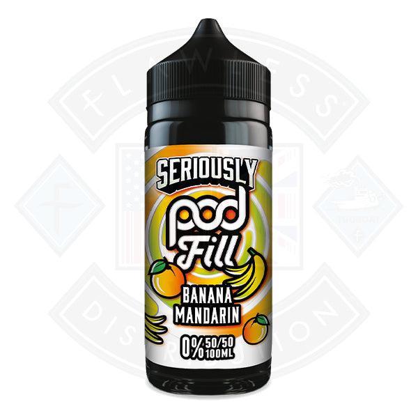 Seriously Pod Fill - Banana Mandarin 0mg 100ml E-liquid