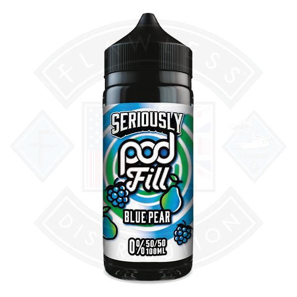 Seriously Pod Fill - Blue Pear 0mg 100ml E-liquid