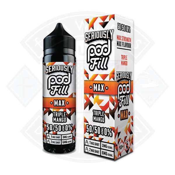Seriously Pod Fill MAX - Triple Mango 40ml 0mg Shortfill E-Liquid