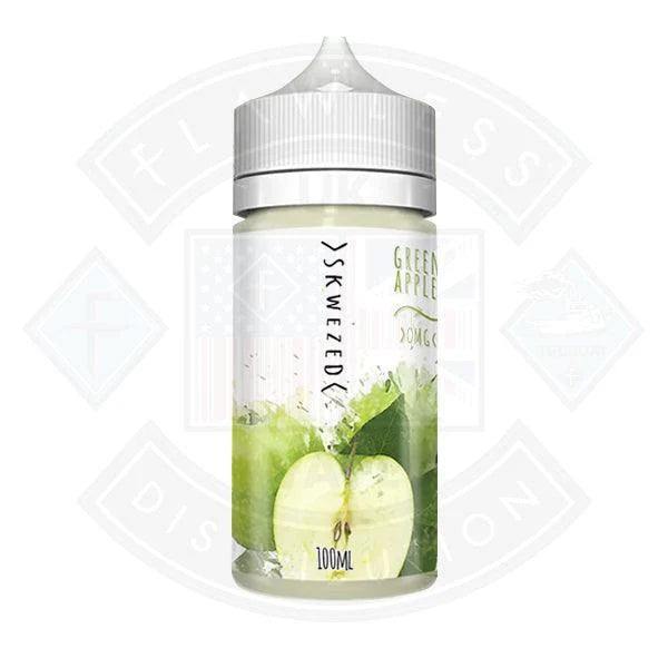 Skwezed - Green Apple 0mg 100ml Shortfill E-liquid