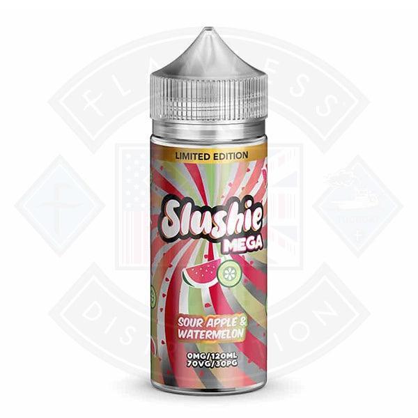 Slushie Mega Limited Edition Sour Apple and Watermelon 0mg 100ml Shortfill